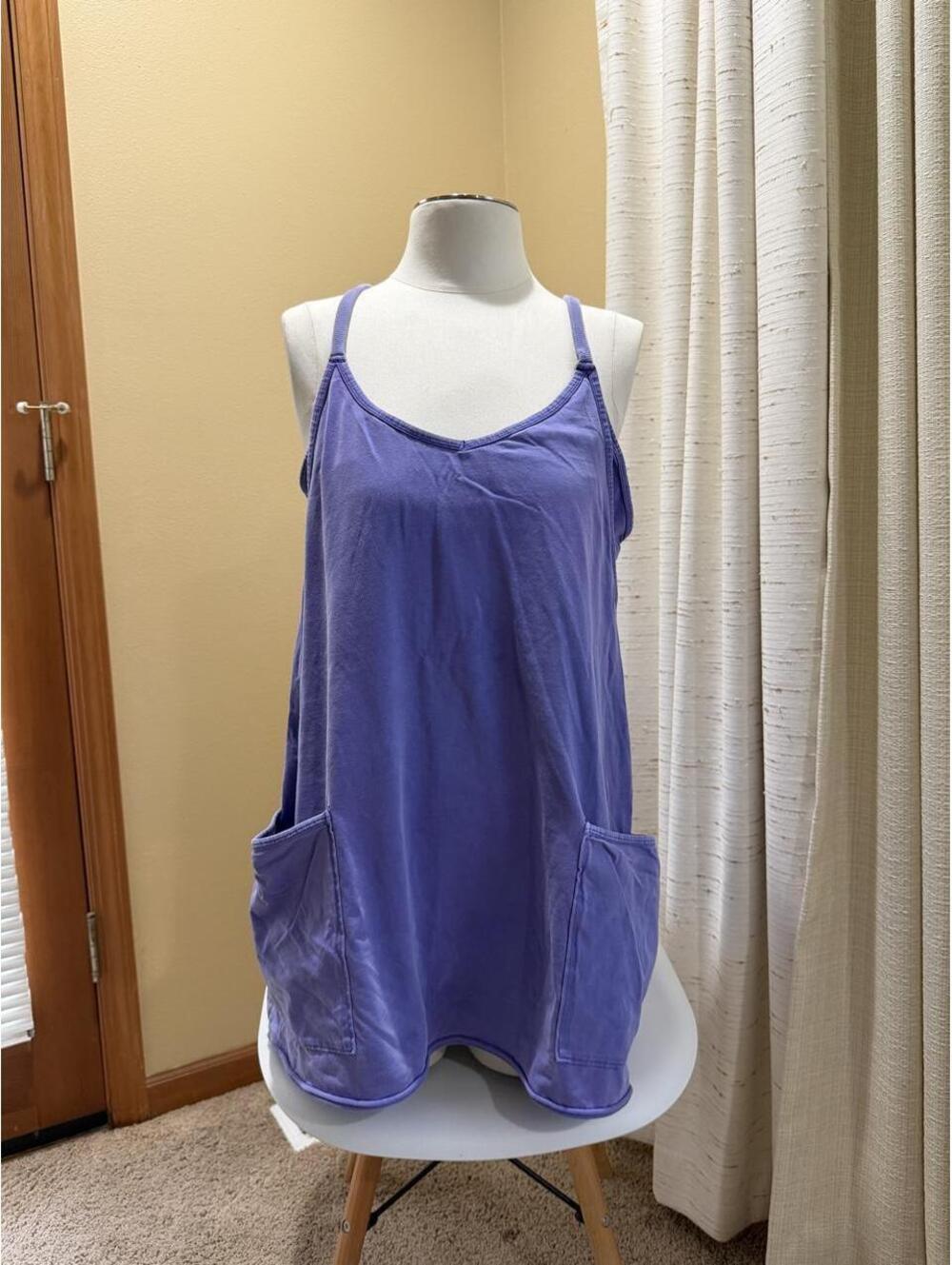 Free people Movement Purple Hot Shot Mini Dress M MEDIUM